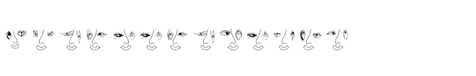 font Eyes-Nose-Mouth download