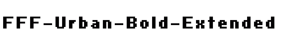 font FFF-Urban-Bold-Extended download