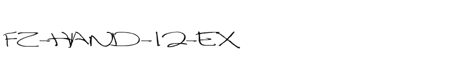 font FZ-HAND-12-EX download