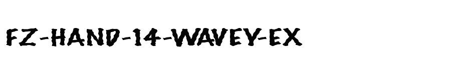 font FZ-HAND-14-WAVEY-EX download