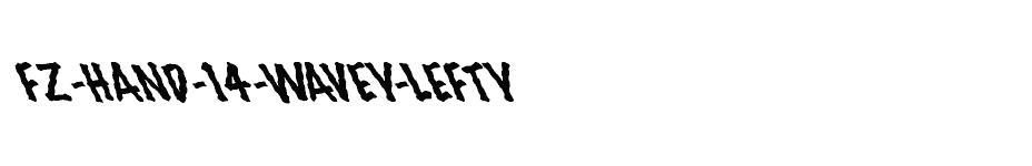 font FZ-HAND-14-WAVEY-LEFTY download