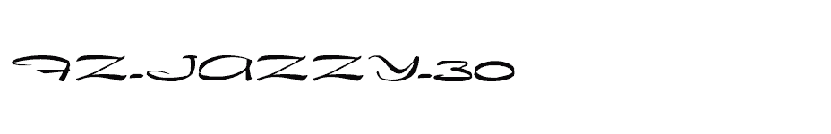 font FZ-JAZZY-30 download