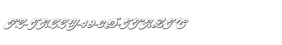 font FZ-JAZZY-49-3D-ITALIC download