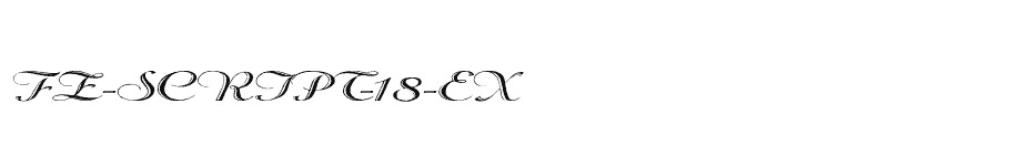 font FZ-SCRIPT-18-EX download