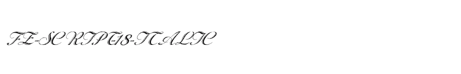 font FZ-SCRIPT-18-ITALIC download