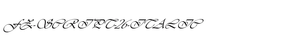 font FZ-SCRIPT-26-ITALIC download