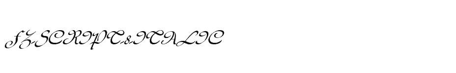 font FZ-SCRIPT-8-ITALIC download