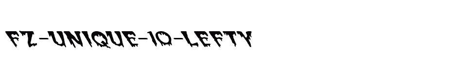 font FZ-UNIQUE-10-LEFTY download