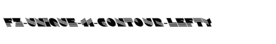 font FZ-UNIQUE-11-CONTOUR-LEFTY download