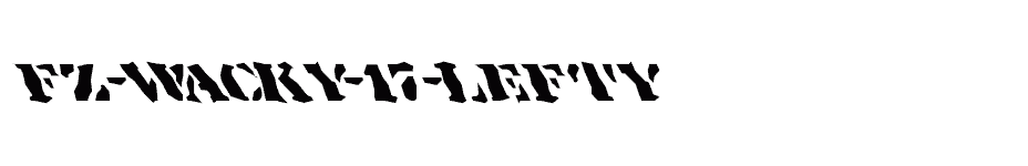 font FZ-WACKY-17-LEFTY download