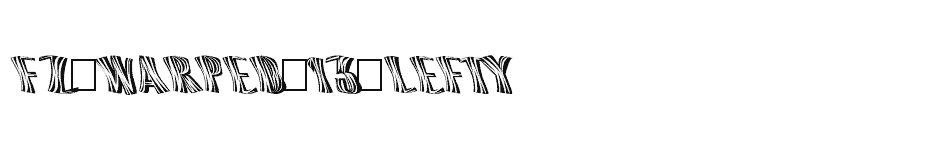 font FZ-WARPED-13-LEFTY download