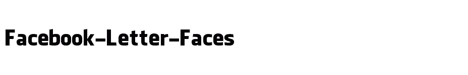 font Facebook-Letter-Faces download