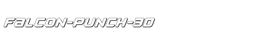 font Falcon-Punch-3D download