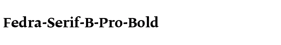 font Fedra-Serif-B-Pro-Bold download