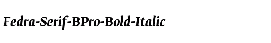 font Fedra-Serif-BPro-Bold-Italic download