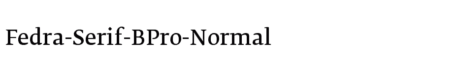 font Fedra-Serif-BPro-Normal download