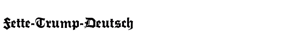 font Fette-Trump-Deutsch download