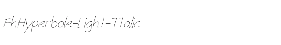 font FhHyperbole-Light-Italic download