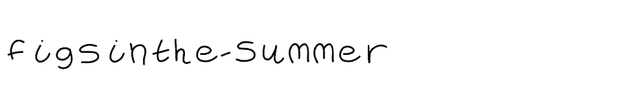 font Figsinthe-Summer download