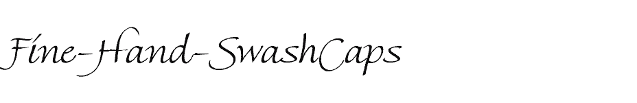 font Fine-Hand-(SwashCaps) download