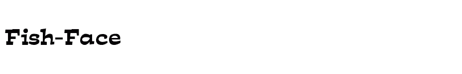 font Fish-Face download