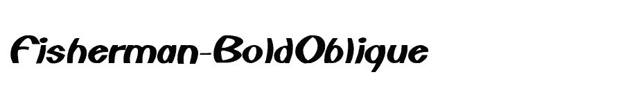 font Fisherman-BoldOblique download