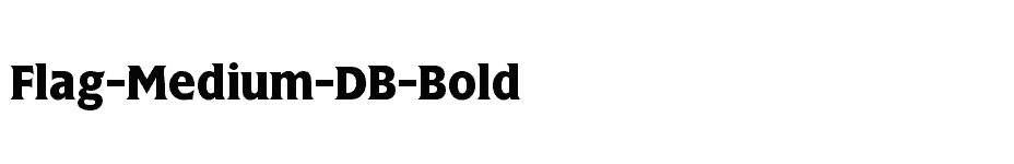 font Flag-Medium-DB-Bold download