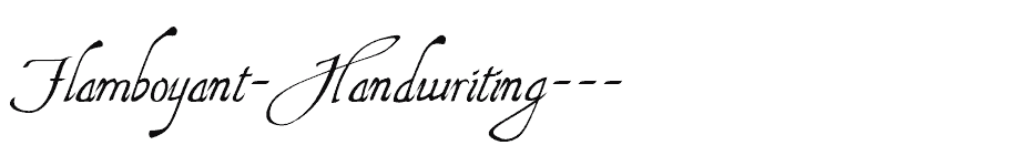 font Flamboyant-Handwriting--- download