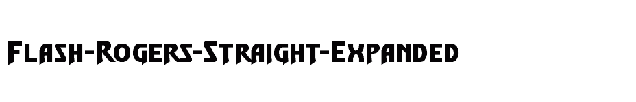 font Flash-Rogers-Straight-Expanded download