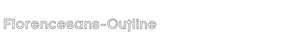 font Florencesans-Outline download