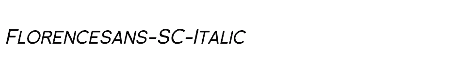 font Florencesans-SC-Italic download