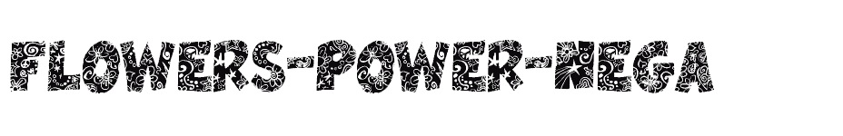 font Flowers-Power-Nega download