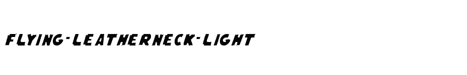 font Flying-Leatherneck-Light download