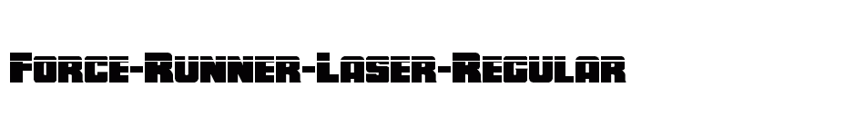 font Force-Runner-Laser-Regular download