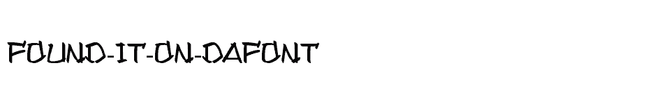font Found-it-on-Dafont download