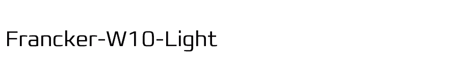 font Francker-W10-Light download