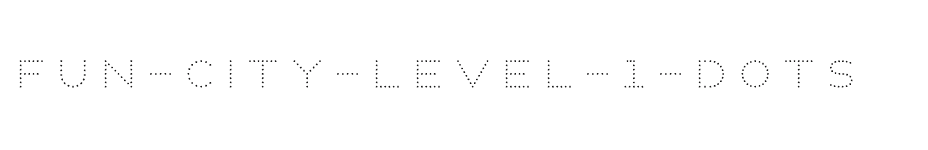 font Fun-City-Level-1-Dots download