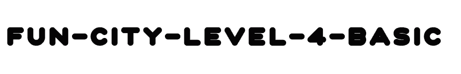 font Fun-City-Level-4-Basic download