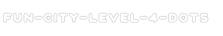 font Fun-City-Level-4-Dots download