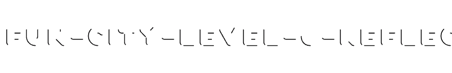 font Fun-City-Level-6-Reflection download