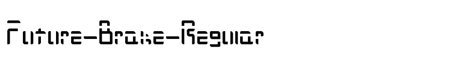 font Future-Brake-Regular download