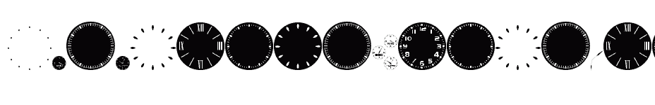 font GA-Clock-Dial-Round download