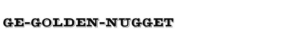 font GE-Golden-Nugget download