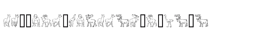 font GE-Wild-Kingdom-L-to-O download