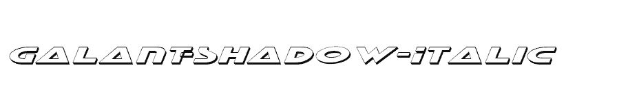 font Galant-Shadow-Italic download