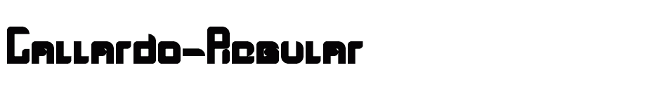 font Gallardo-Regular download