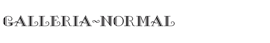 font Galleria-Normal download