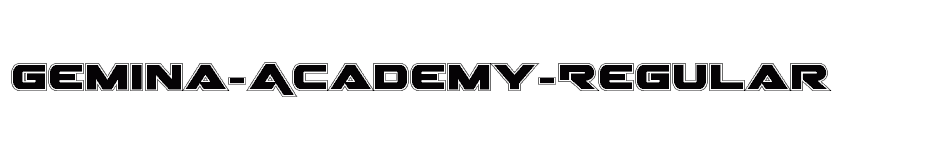 font Gemina-Academy-Regular download