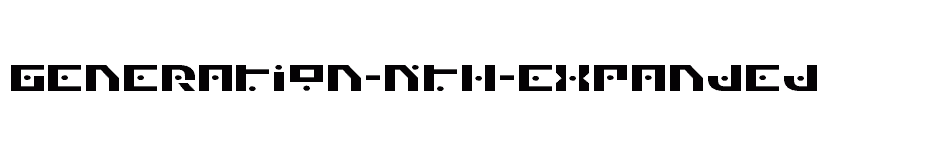 font Generation-Nth-Expanded download