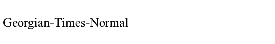 font Georgian-Times-Normal download